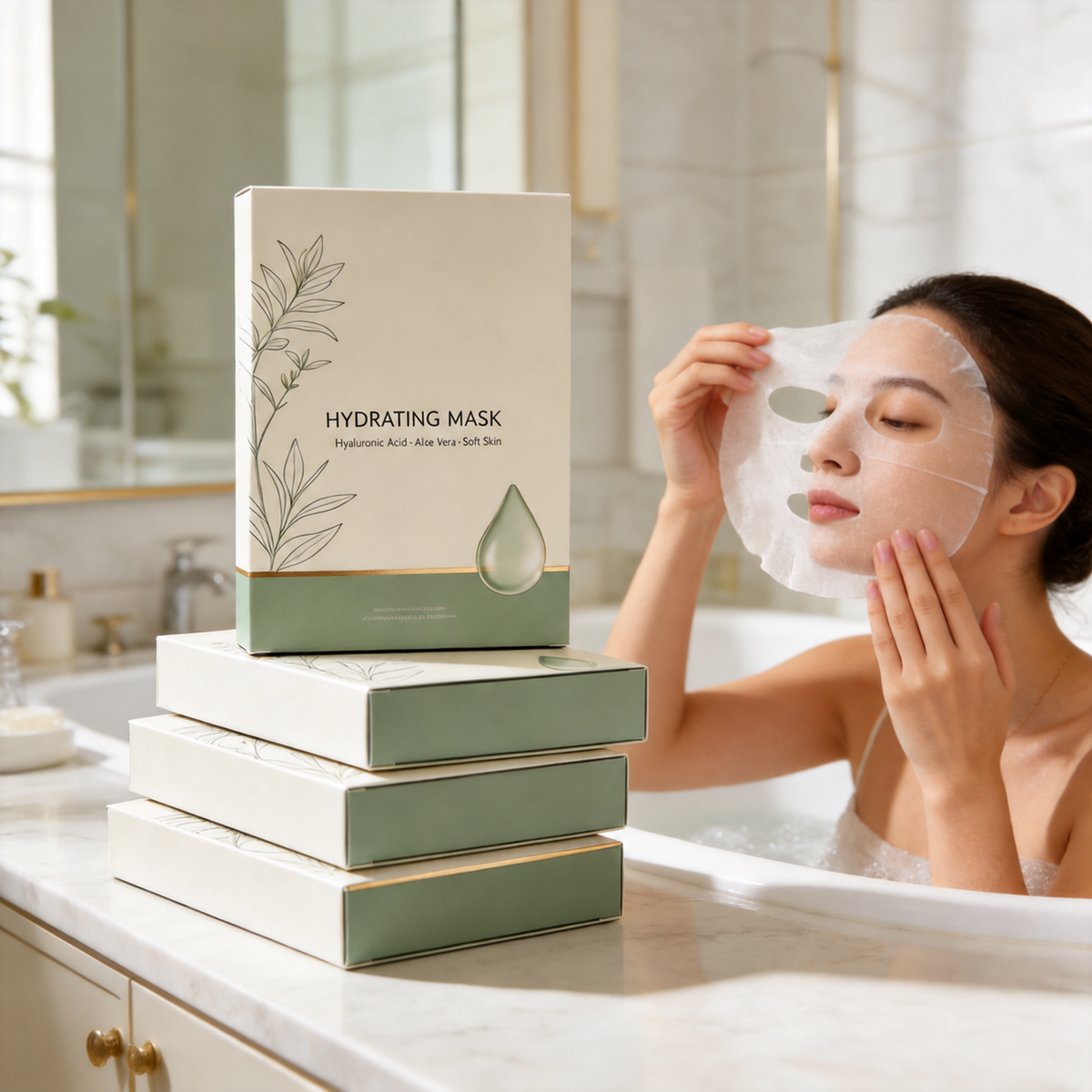 Botanical Hydrating Sheet Mask: Soft Green Edition
