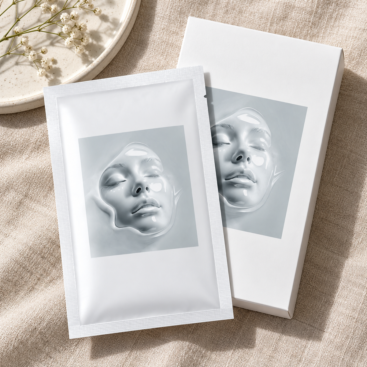 🤍 Hydrating Serum | Pearl Finish | Home Spa | For Her | Silver Face
