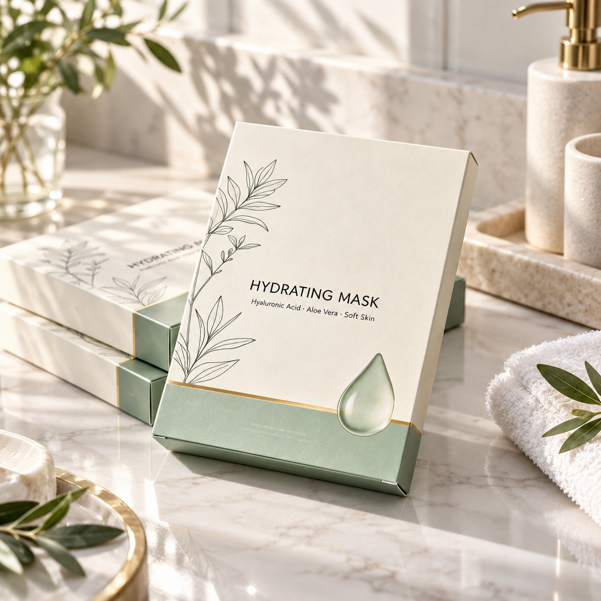 Botanical Hydrating Sheet Mask: Soft Green Edition
