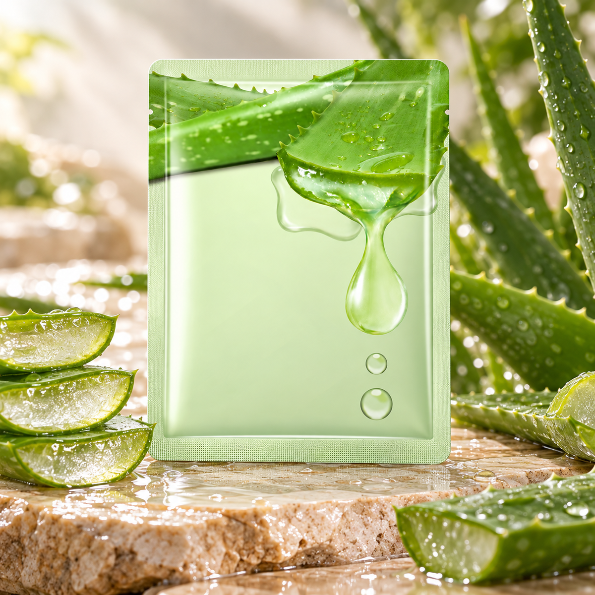 🌿 Aloe Hydrating Mask | Fresh Moisture For Everyday Care