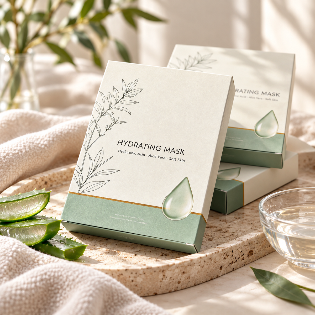Botanical Hydrating Sheet Mask: Soft Green Edition
