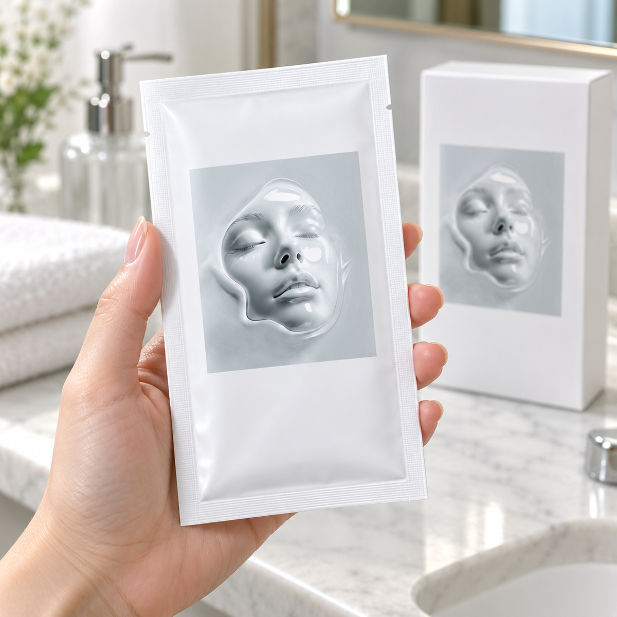 🤍 Hydrating Serum | Pearl Finish | Home Spa | For Her | Silver Face