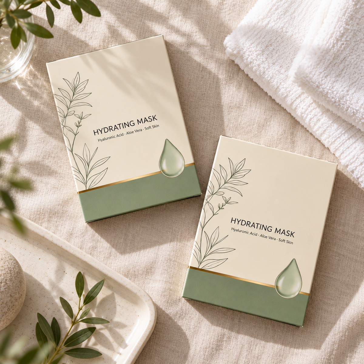 Botanical Hydrating Sheet Mask: Soft Green Edition