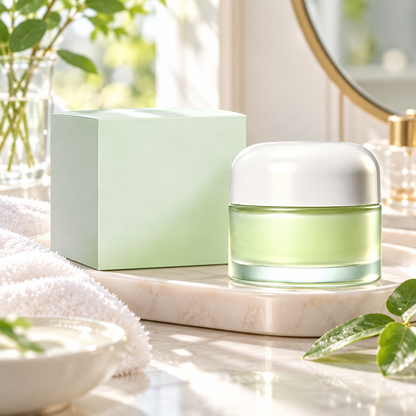 💧 Hydrating Gel Serum | Daily Care Gift for Her | Soft Green Elegance