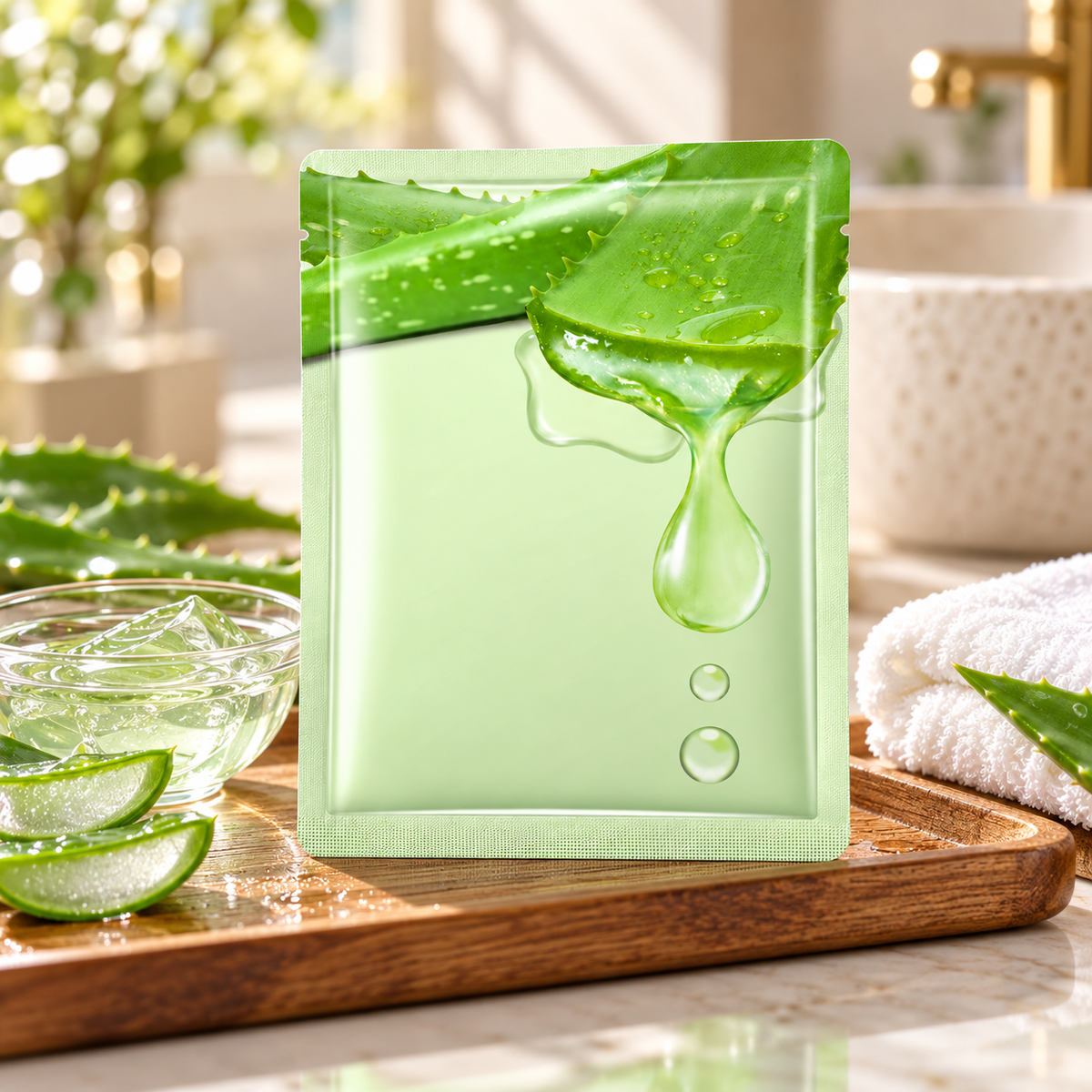 🌿 Aloe Hydrating Mask | Fresh Moisture For Everyday Care