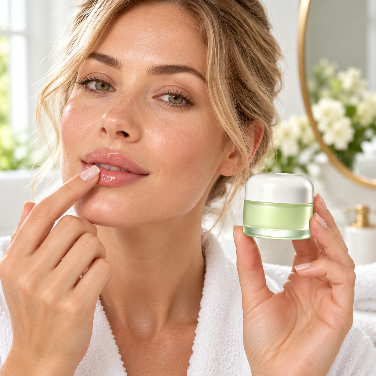 💧 Hydrating Gel Serum | Daily Care Gift for Her | Soft Green Elegance