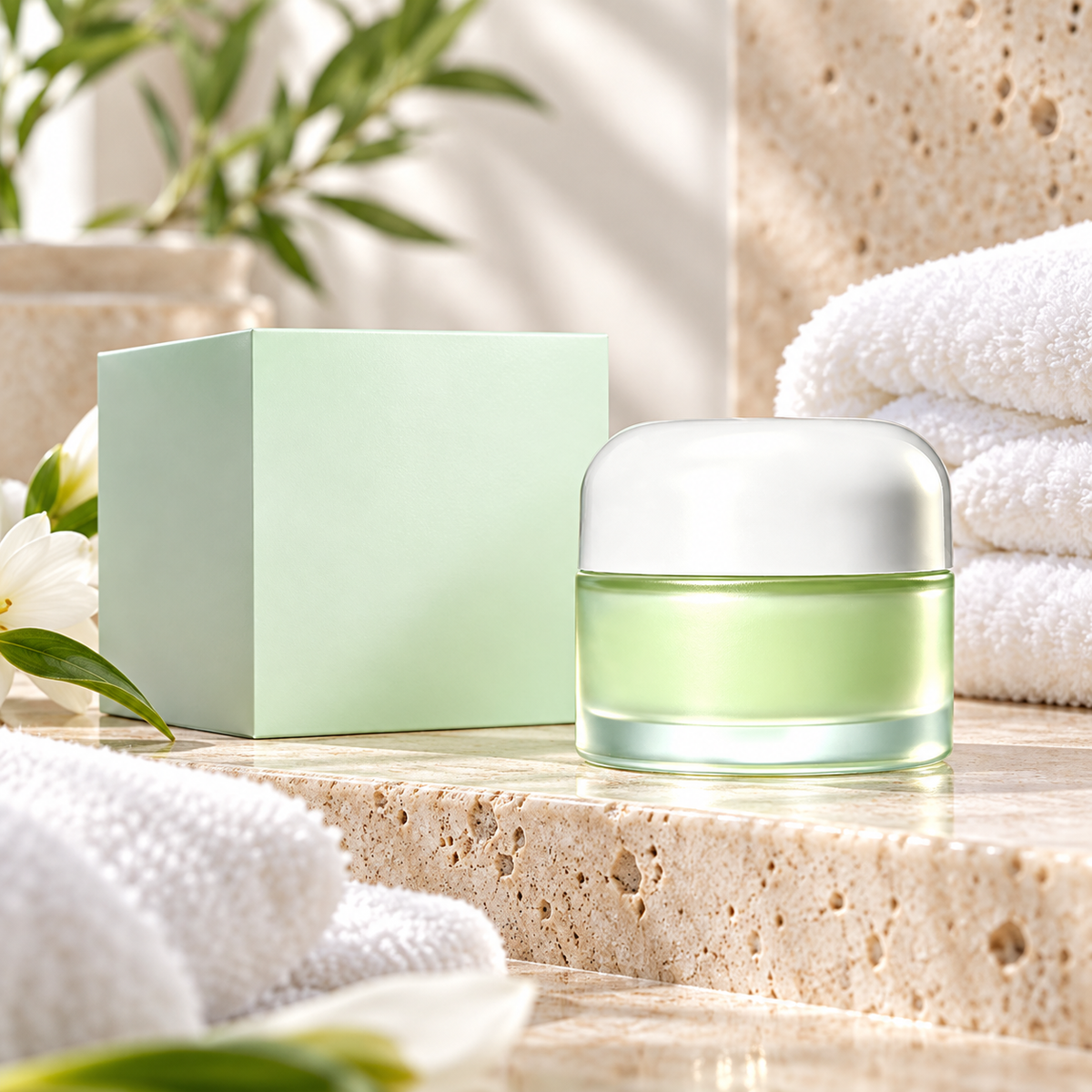 💧 Hydrating Gel Serum | Daily Care Gift for Her | Soft Green Elegance