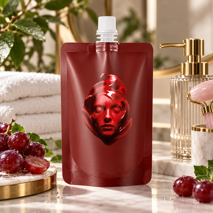 🍇 Bubble Facial Mask|Grape Essence|Spa|Skincare Lover Gift|Silky Glow